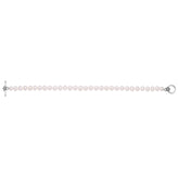Sterling Silver 5-6mm Freshwater Pearl T-bar Bracelet