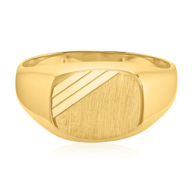 9ct Yellow Gold Signet Ring