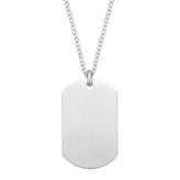 Tensity 50cm Stainless Steel Dog Tag Necklaces