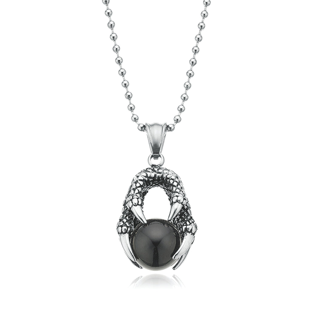 Tensity 60cm Stainless Steel Claw Ball Necklaces