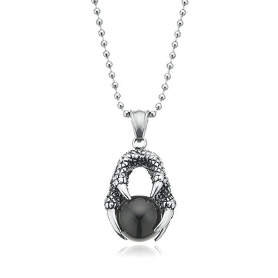 Tensity 60cm Stainless Steel Claw Ball Necklaces