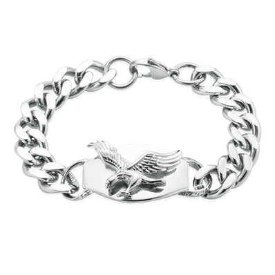 Tensity 22cm Stainless Steel Eagle Bracelets