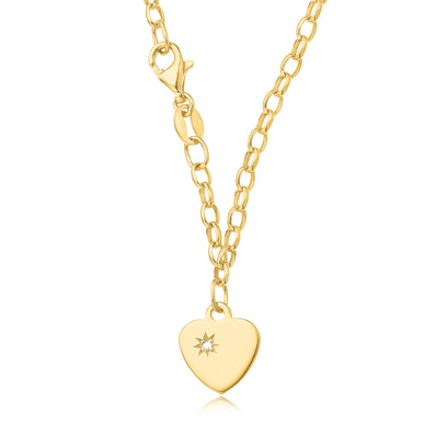 9ct Yellow Gold  Triple Drop Necklace