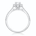 Celebration 18ct White Gold with Round Brilliant Cut 3/4 CARAT tw of Lab Grown Diamonds Engagement Ring