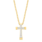 9ct Yellow Gold with Round Brilliant Cut Diamond Set Pendant
