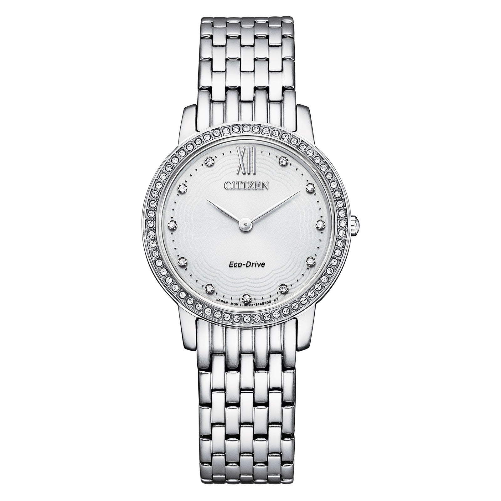 Citizen Women's White Dial Eco-Drive Watch EX1488-56A