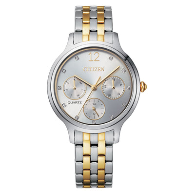 CITIZEN Women's Silver Dial Quartz Watch ED8184-51A
