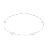 Sterling Silver 19cm with Cutout Butterfly Bracelets
