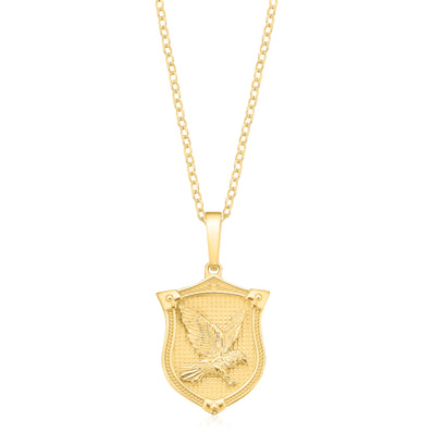 9ct Yellow Gold Eagle Pendant