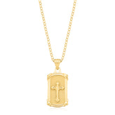 9ct Yellow Gold Cross Pendant