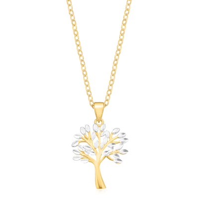 9ct Yellow Gold Tree of Life Pendant