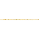9ct Yellow Gold 45cm Paperclip Necklaces
