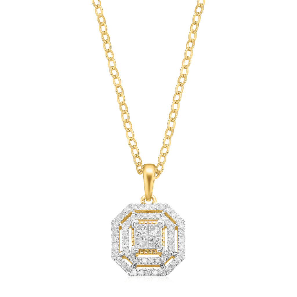 1/3 Carat Diamond Solitaire Pendant in 14k White Gold (F-G, SI2) – INARA  DIAMONDS