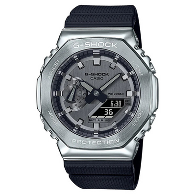 Casio G-Shock Resin & Stainless Steel Watch - GM2100-1A