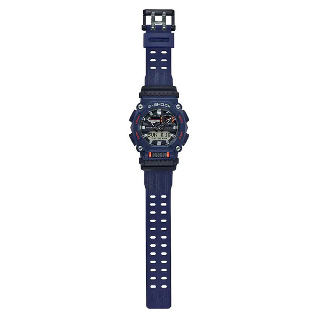 Casio G-Shock Octagon & Round Navy 7 Years Battery Wacth Resin Band Water resistant and LED light - GA900-2A