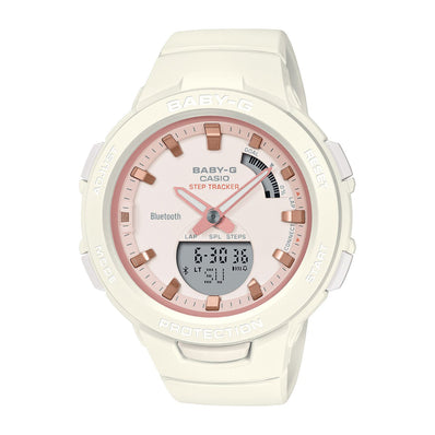 Casio BABY-G SHOCK White Band Watch BSAB100CS-7A