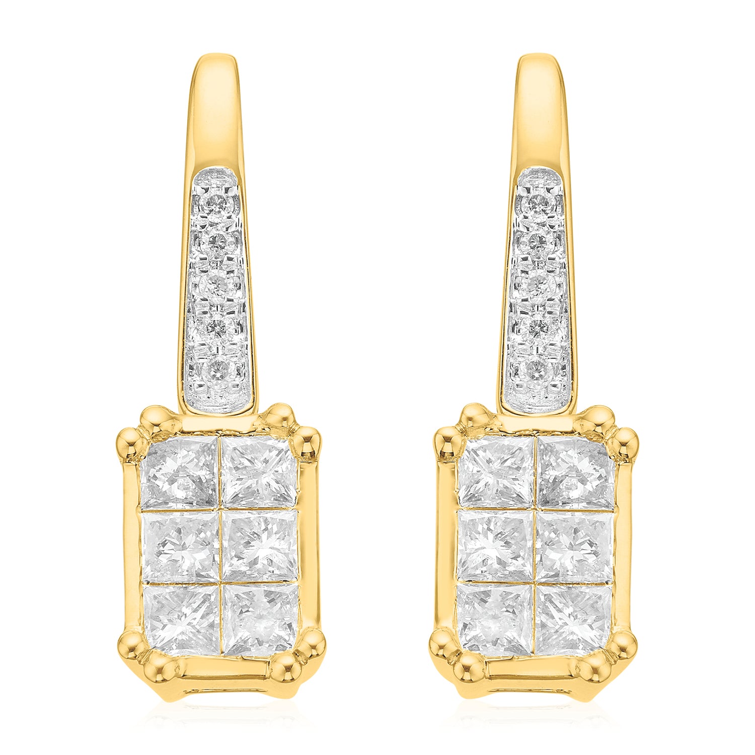 14ct Gold Drop Earrings