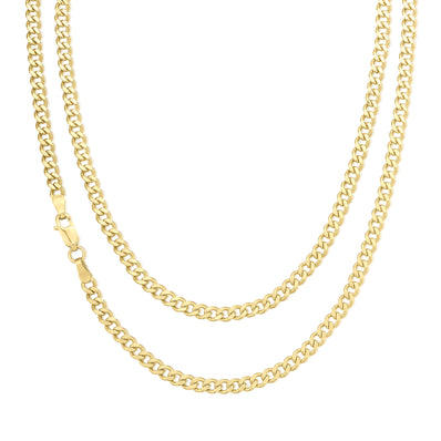 9ct Yellow Gold 50cm 100 Gauge Chain