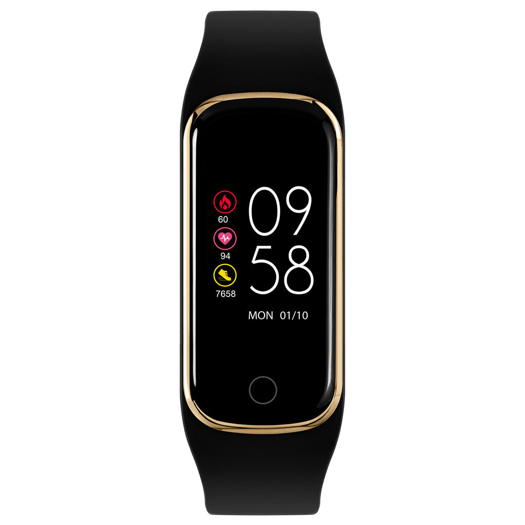 Reflex Active Smart Watch Black & Gold Series 08 Slimline Sports RA08