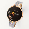 Reflex Active Smart Watch Grey Butterfly Series 03 with Rose Gold Bezel & Floral Strap  RA03-2060
