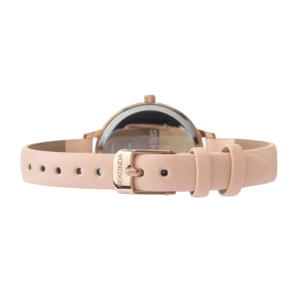 Sekonda Editions Women's Light Pink Strap Watch