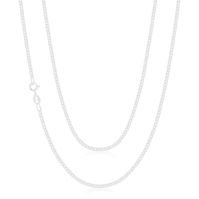 Sterling Silver 50cm Curb Chain