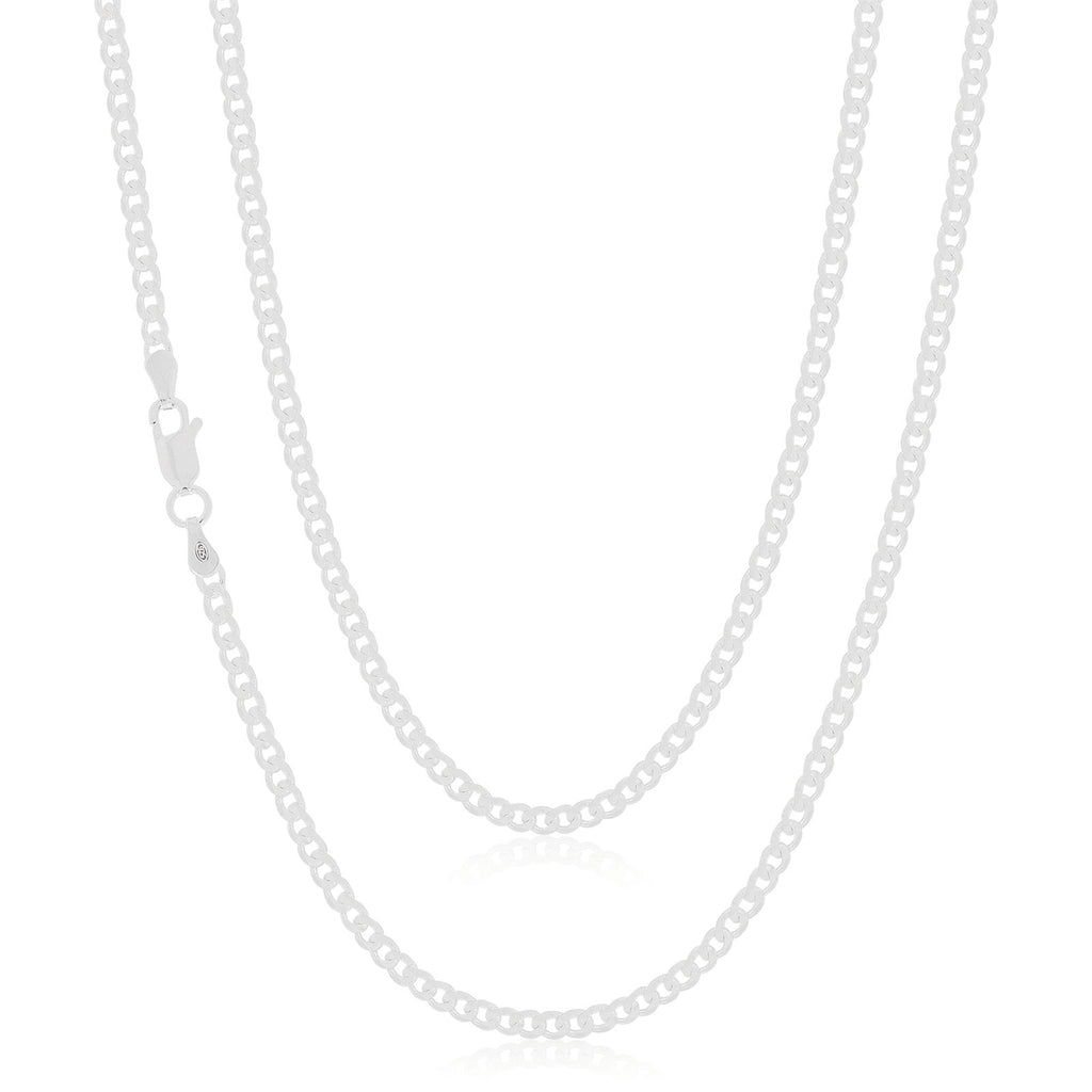 Sterling Silver 60cm Curb Chain
