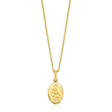 9ct Yellow Gold 12mm Saint Christopher Pendant