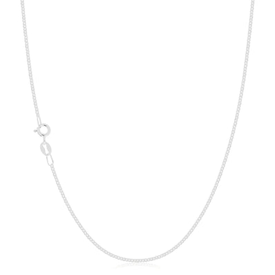 Sterling Silver 40cm Curb Chain