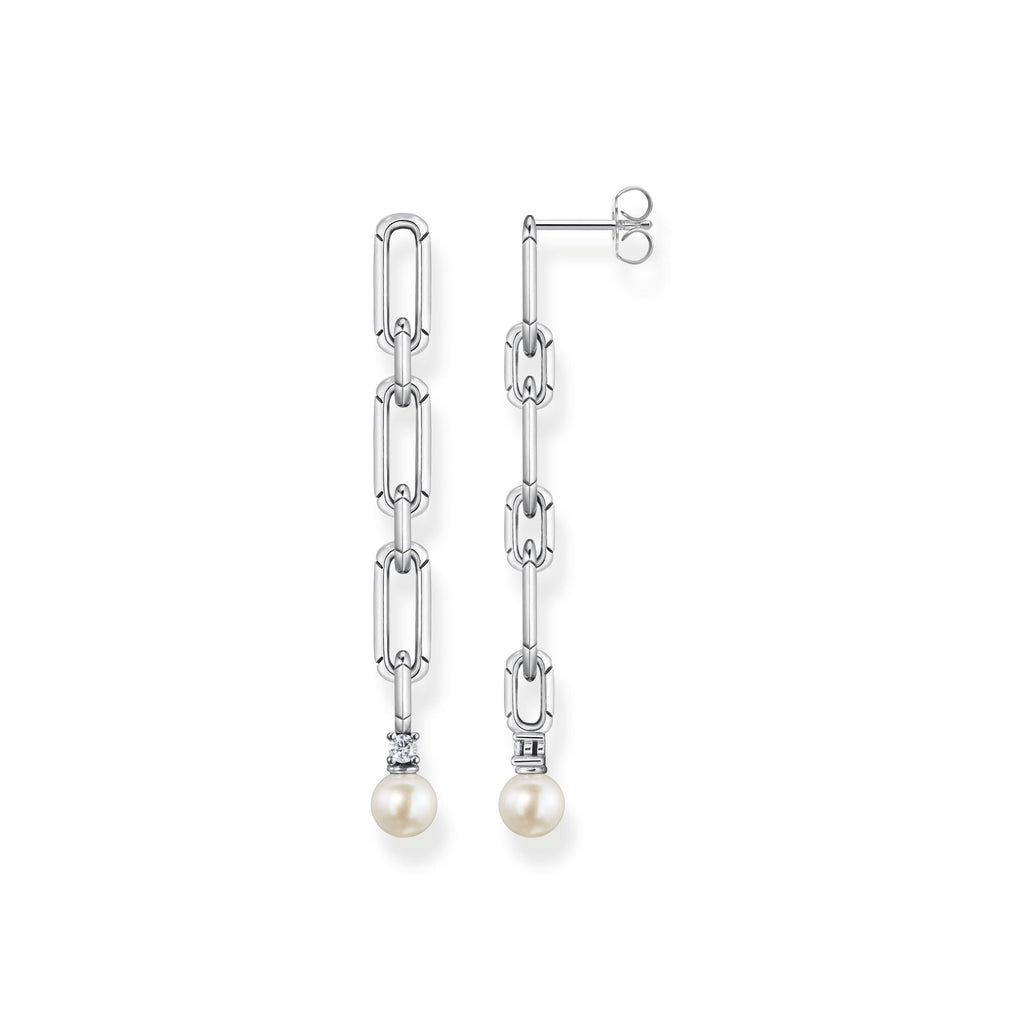 Thomas Sabo Earring Links With Pearl Silver