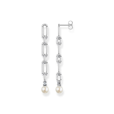 Thomas Sabo Earring Links With Pearl Silver