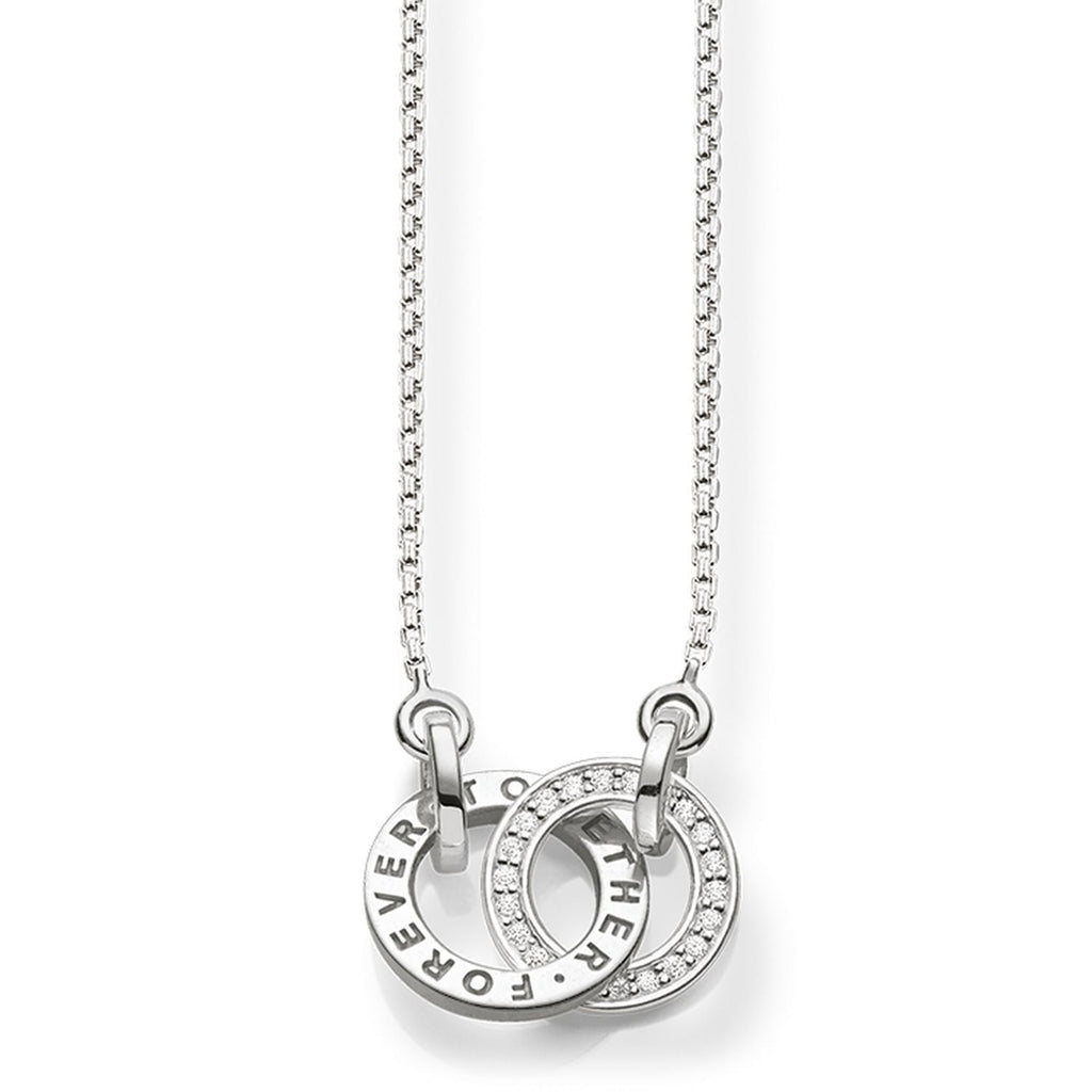 Silver necklace in Layering-style | THOMAS SABO