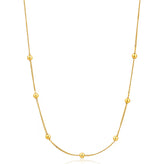 Ania Haie Sterling Silver & Gold Plated Modern Beaded Necklace