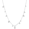 Ania Haie Sterling Silver Geometry Mixed Discs Necklace