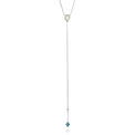 Ania Haie Sterling Silver Turquoise And Opal Colour Necklace