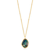 Ania Haie Sterling Silver & Gold Plated Tidal Abalone Necklace