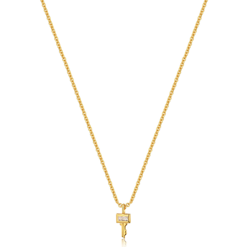 Ania Haie Sterling Silver & Gold Plated Key Necklace