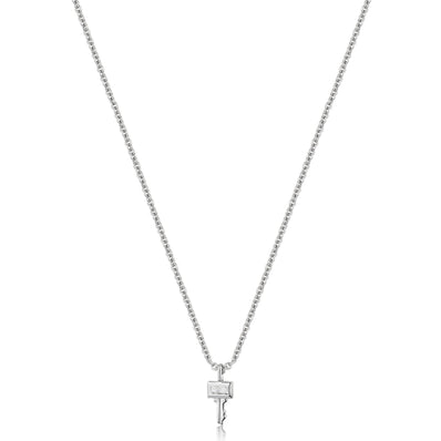 Ania Haie Sterling Silver Key Necklace