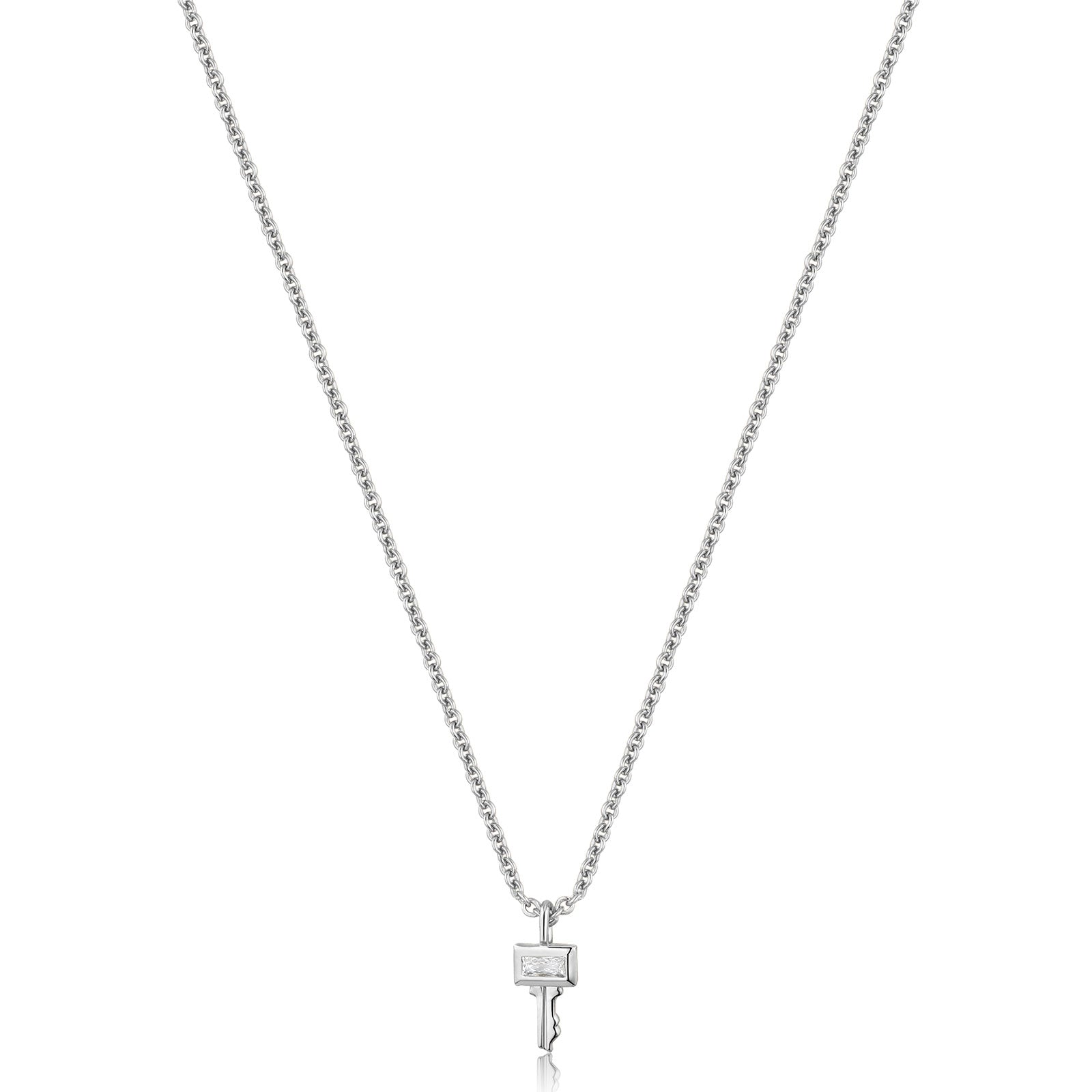 Ania Haie Sterling Silver Key Necklace