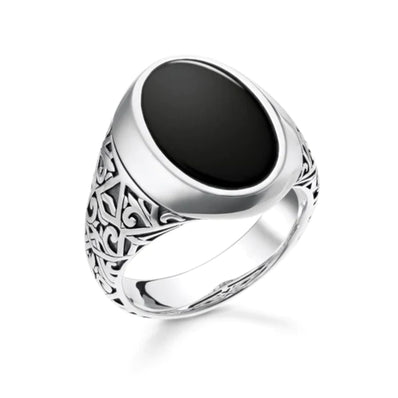 Thomas Sabo Ring Onyx Black TR2242